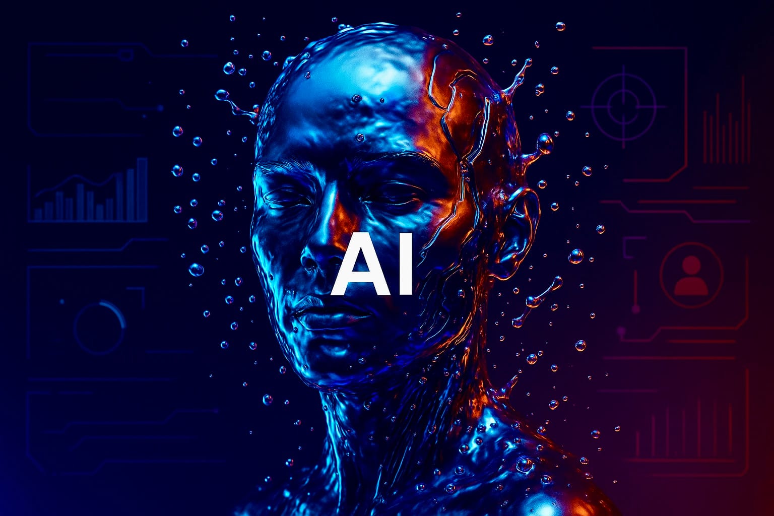 AI futuristic concept art depicting advanced technology, visionary artificial intelligence design, and speculative sci-fi environments
