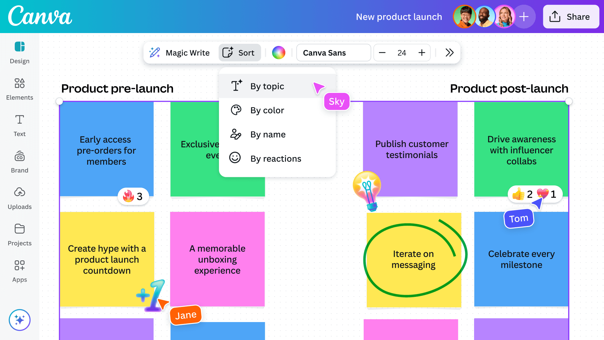 Canva AI for Teams and Collaboration