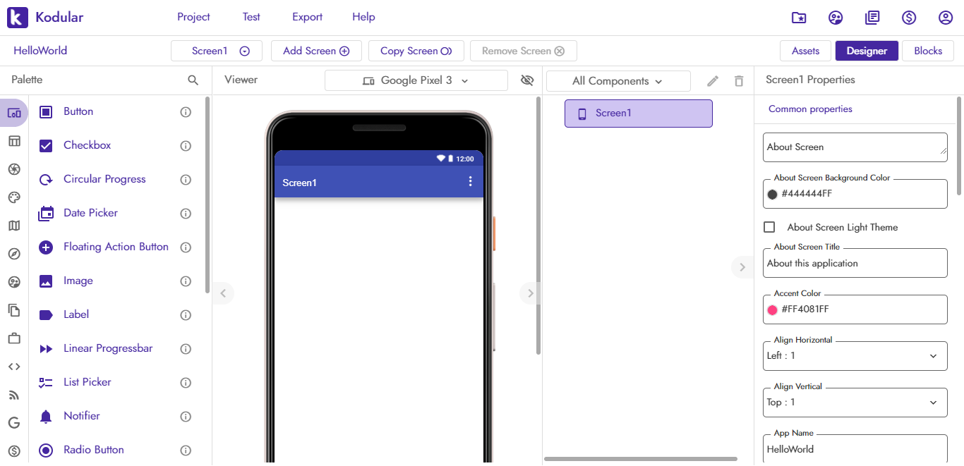 Kodular No-Code Mobile App Builders