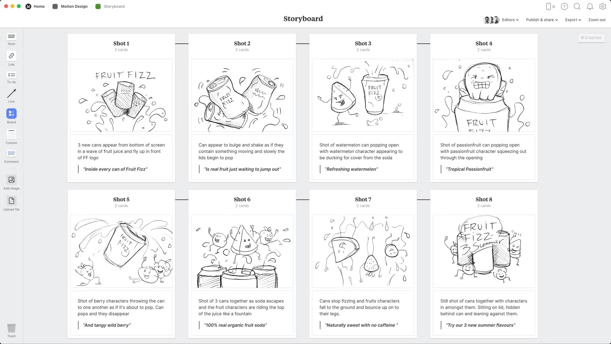 storyboard example