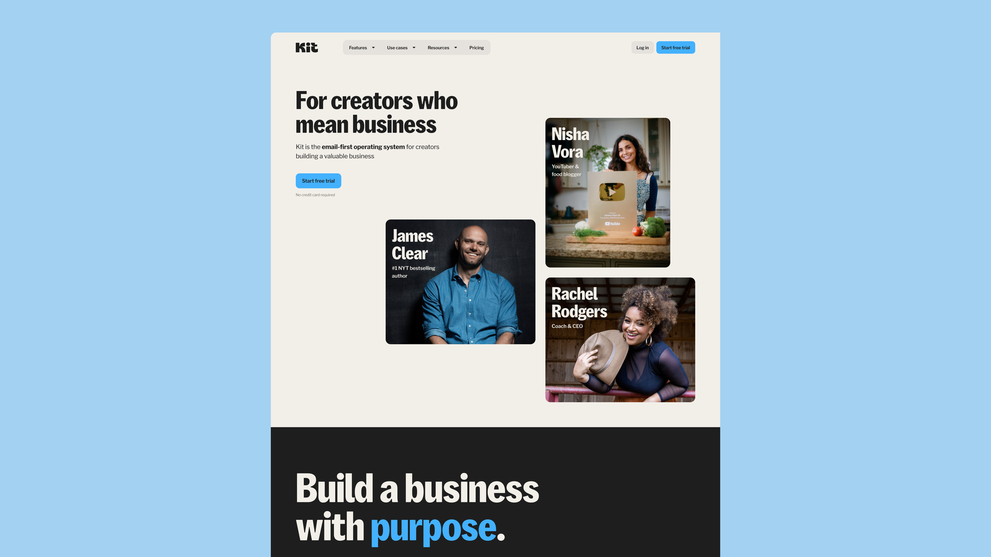 Kit - full-scale email marketing platform