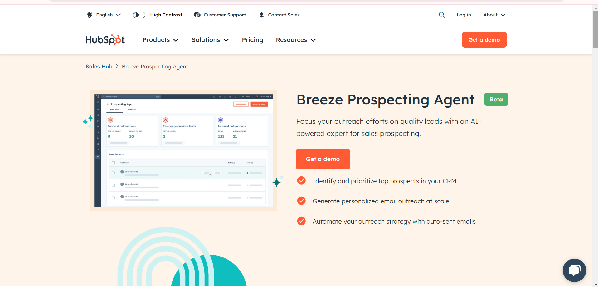 Breeze Prospecting Agent