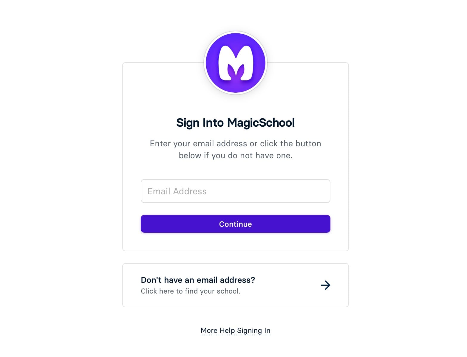 Sign Up Free Magic School