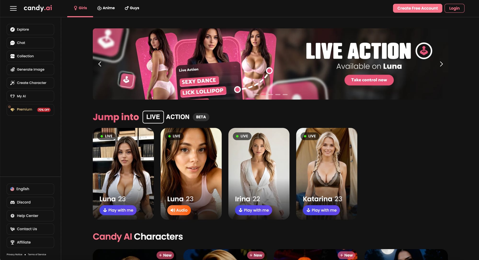 Candy AI — The Visual & NSFW Powerhouse