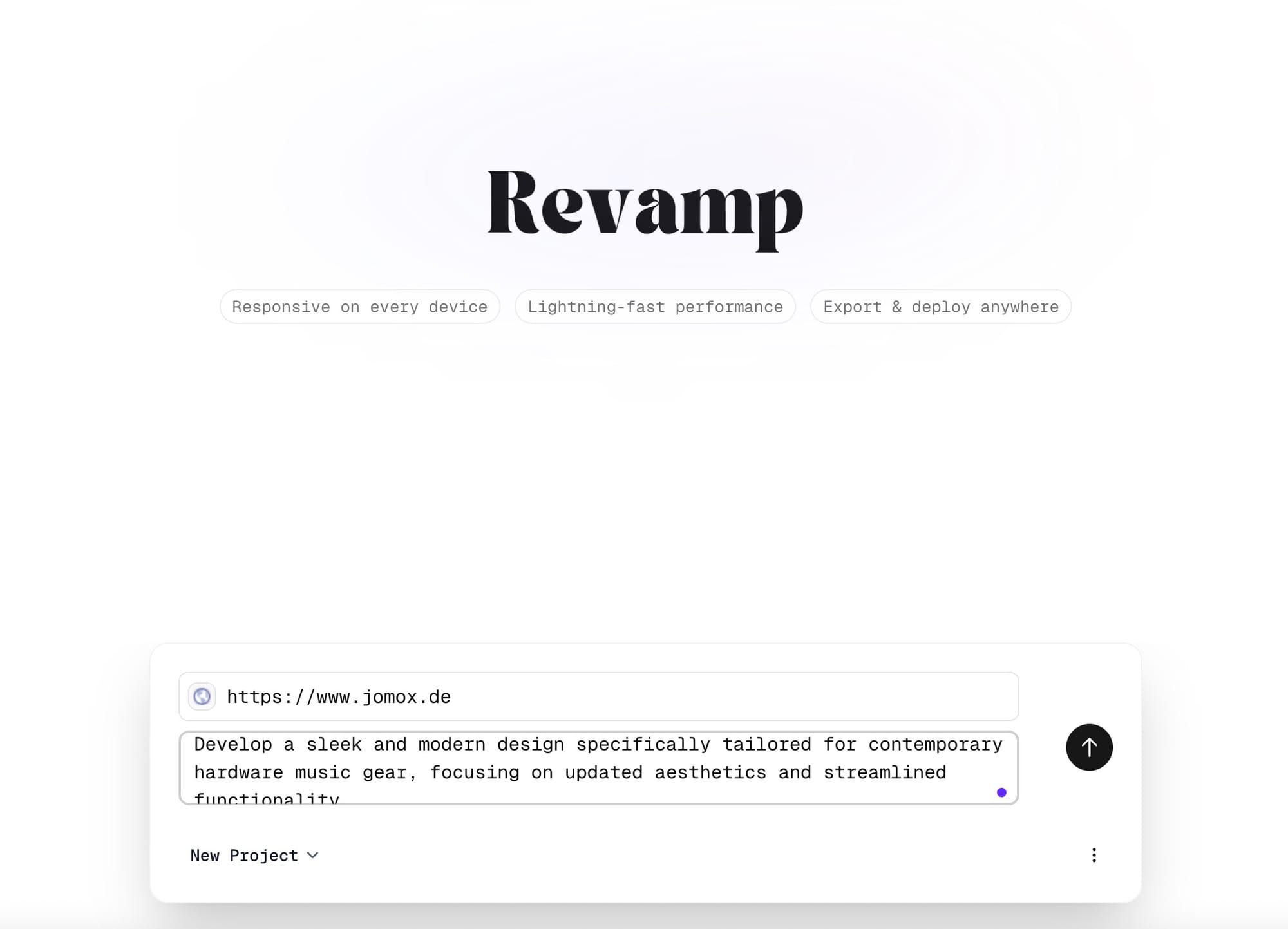 Revamp - Ai Redesign Web Tool