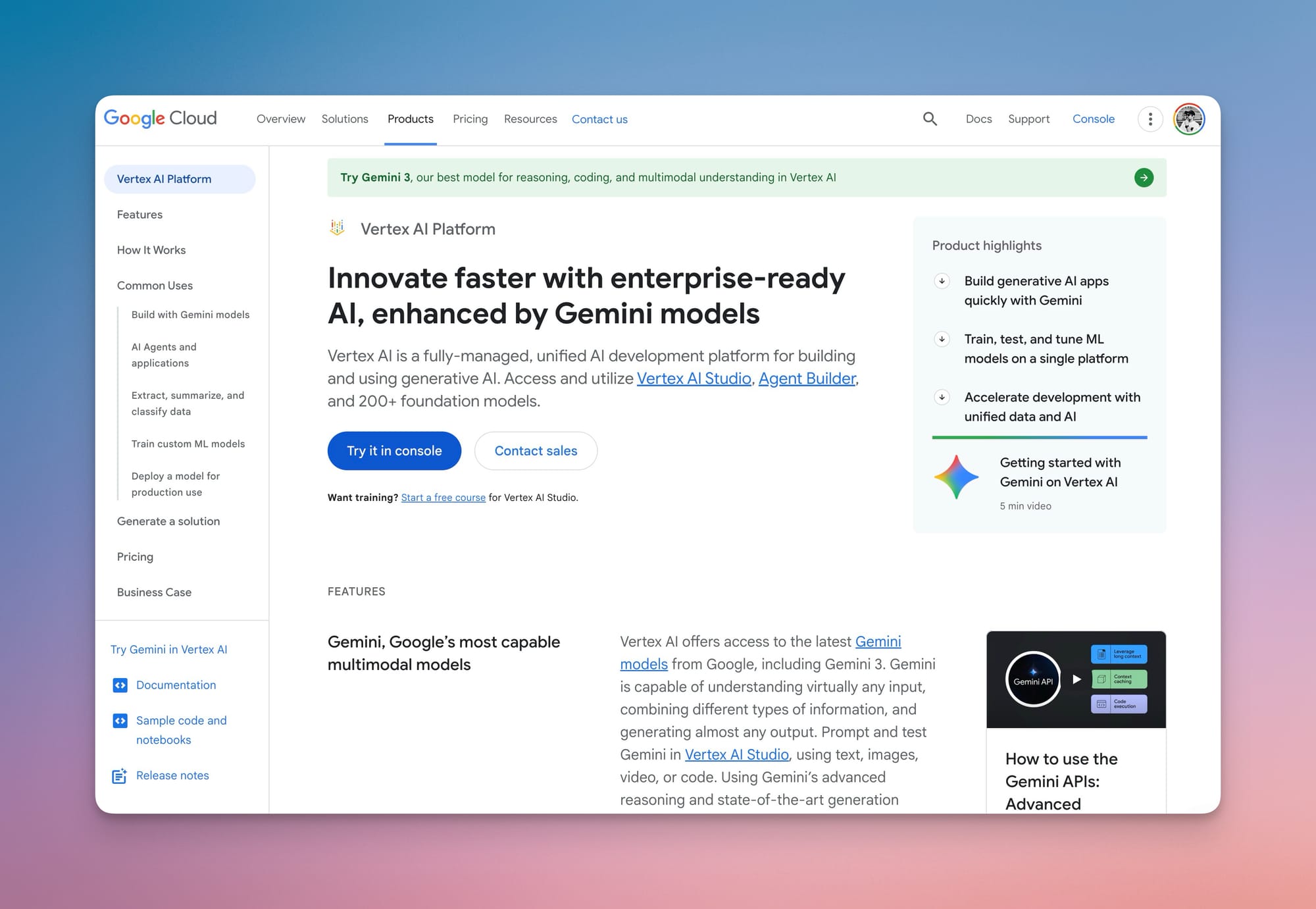 Google Cloud Vertex AI