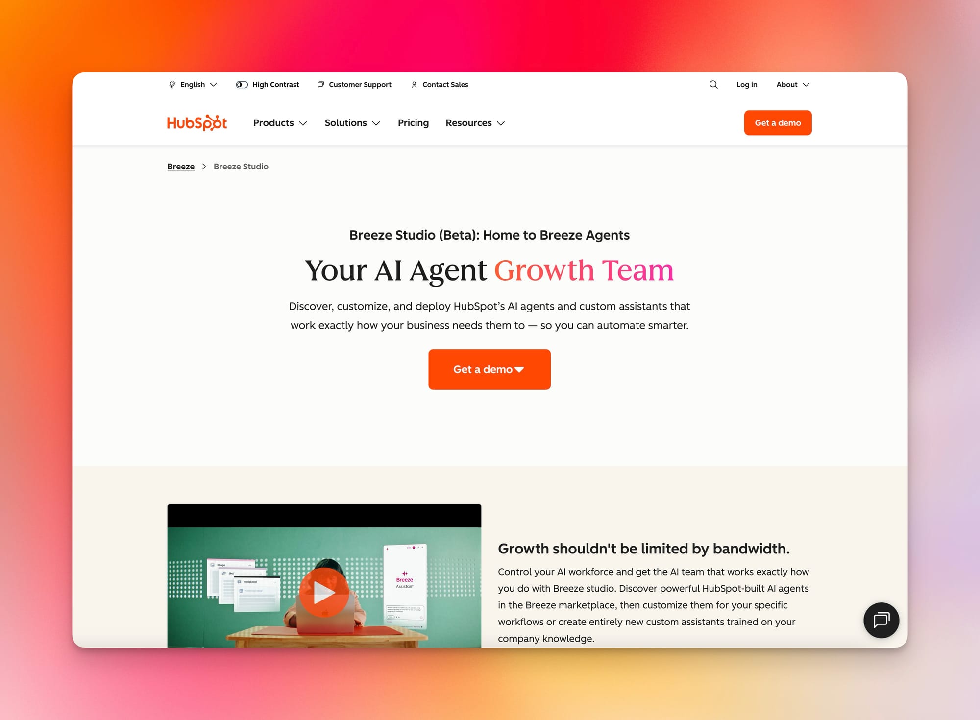 HubSpot’s AI-agent platform