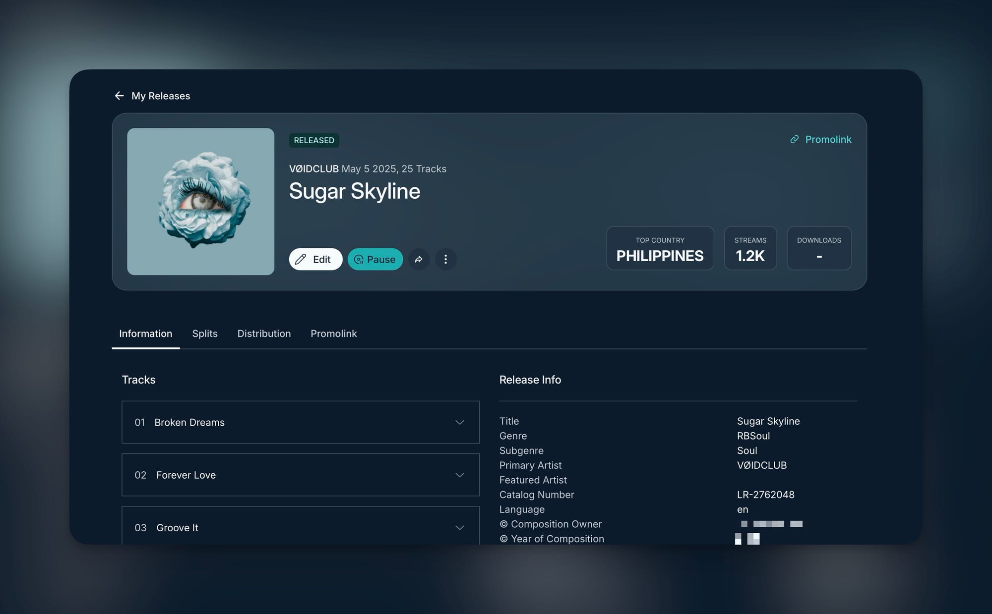 My album was completely created in Suno and distributed on Spotify through Landr