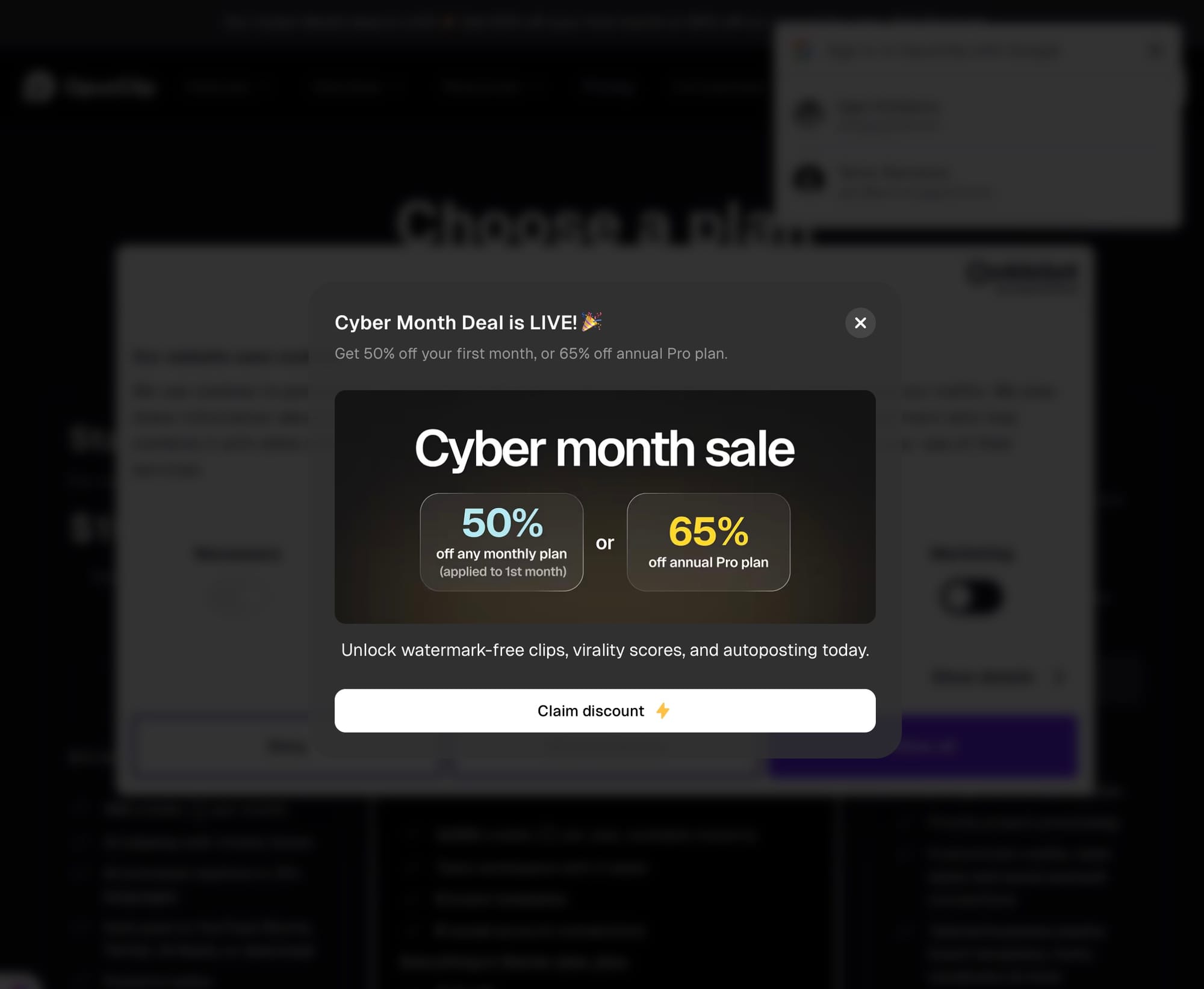 OpusClip — Long Video to Viral Shorts