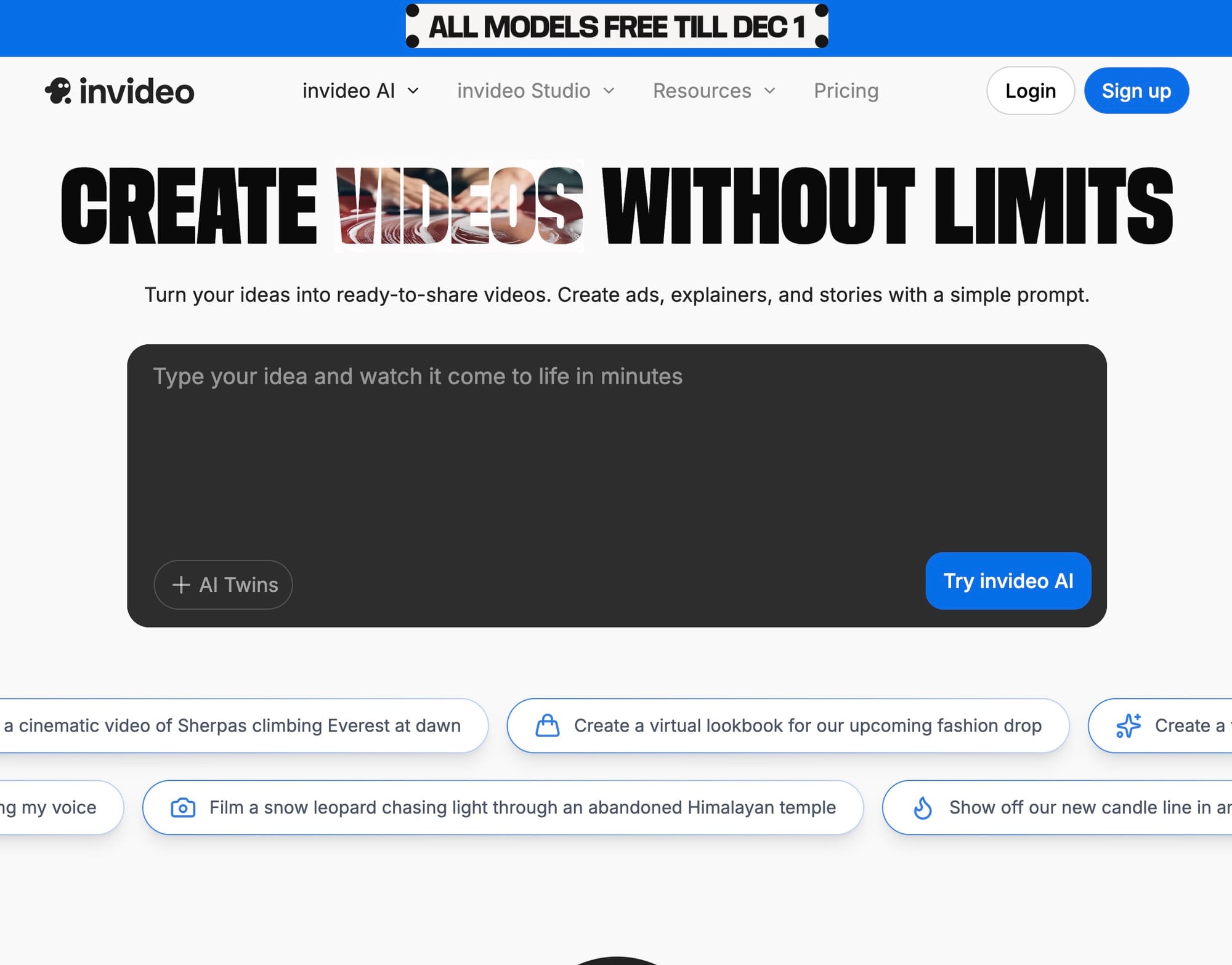 InVideo AI — AI Video Generator