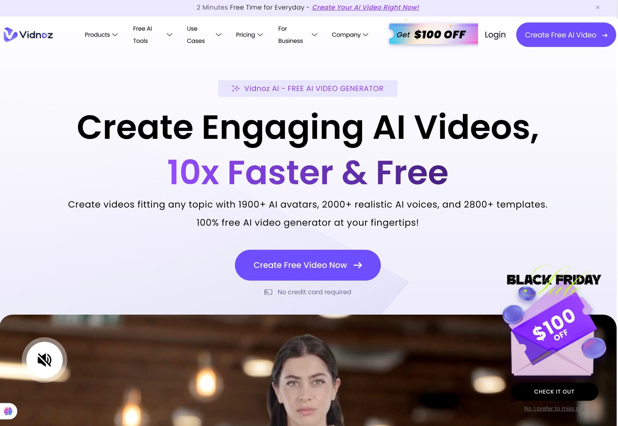Vidnoz — AI Video Generator with Avatars