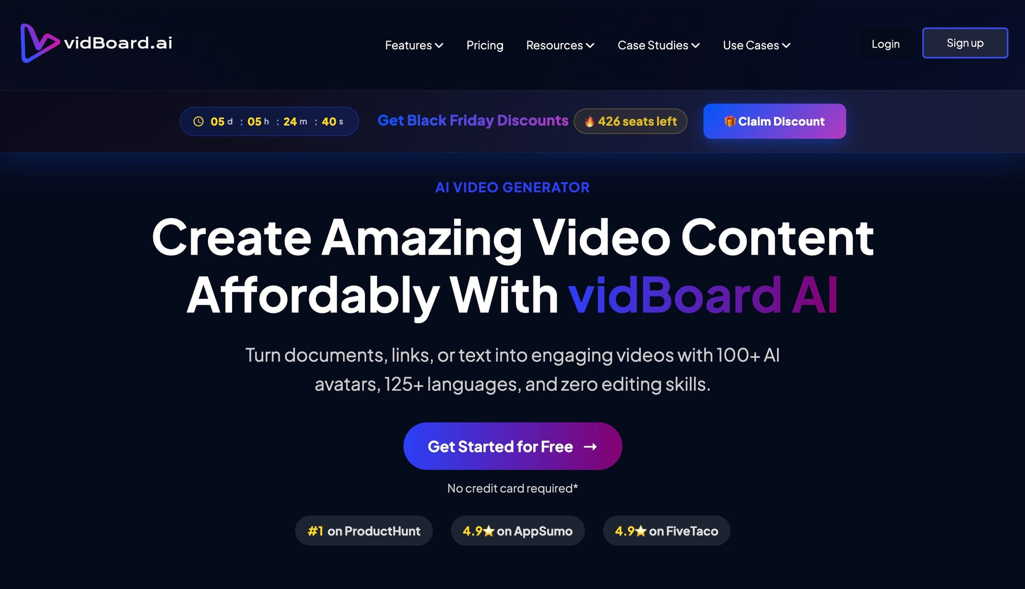 Vidboard — Text to Avatar Videos