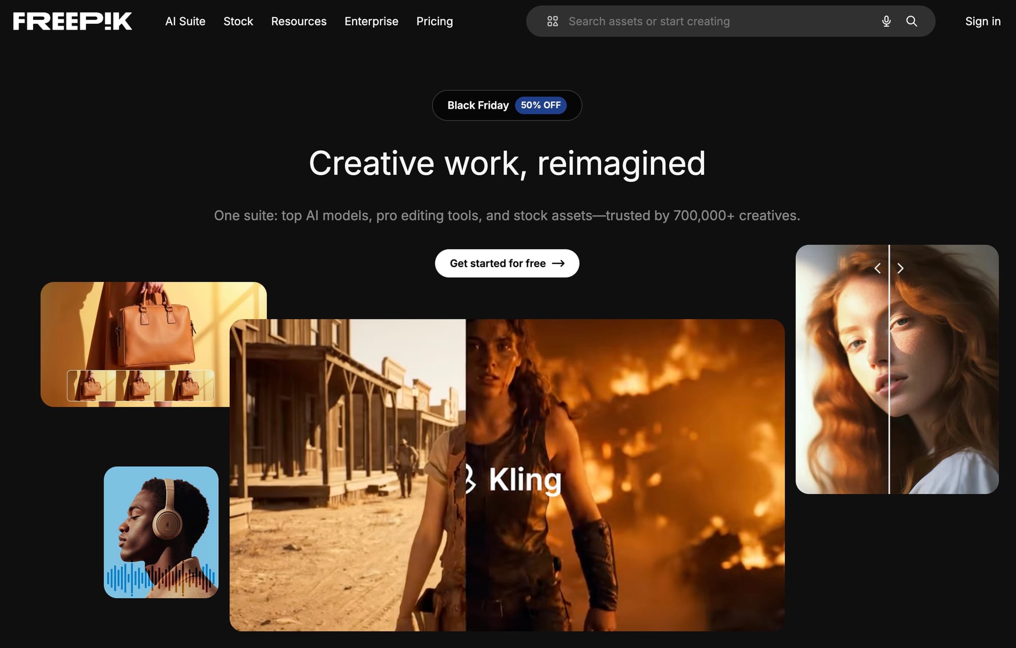 Freepik — AI Creative Platform