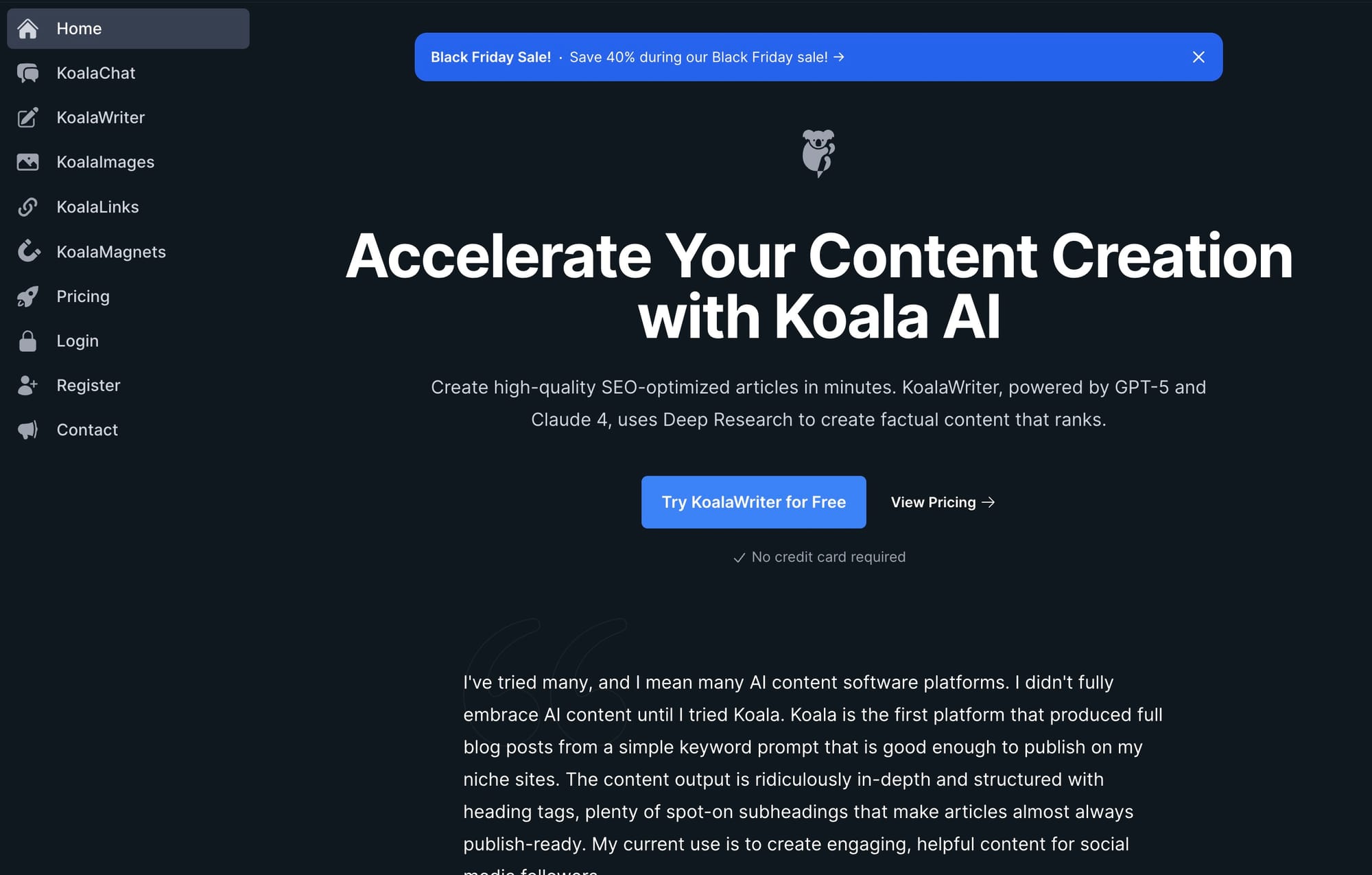 Koala AI — SEO Content Writer