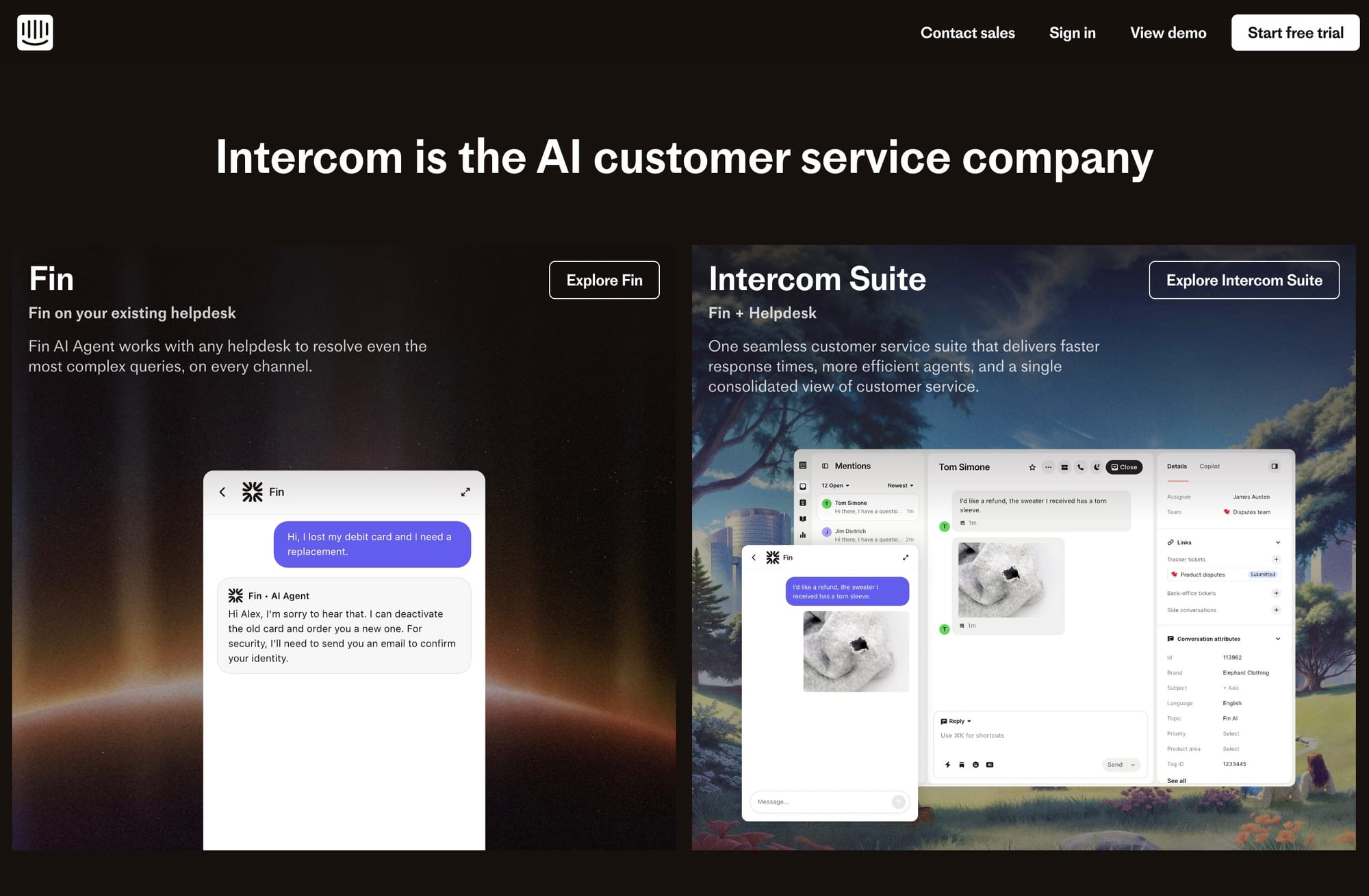 Intercom + Fin — AI Customer Support