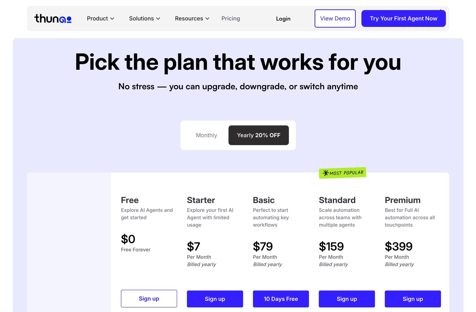 Thunai AI — Business AI Agents