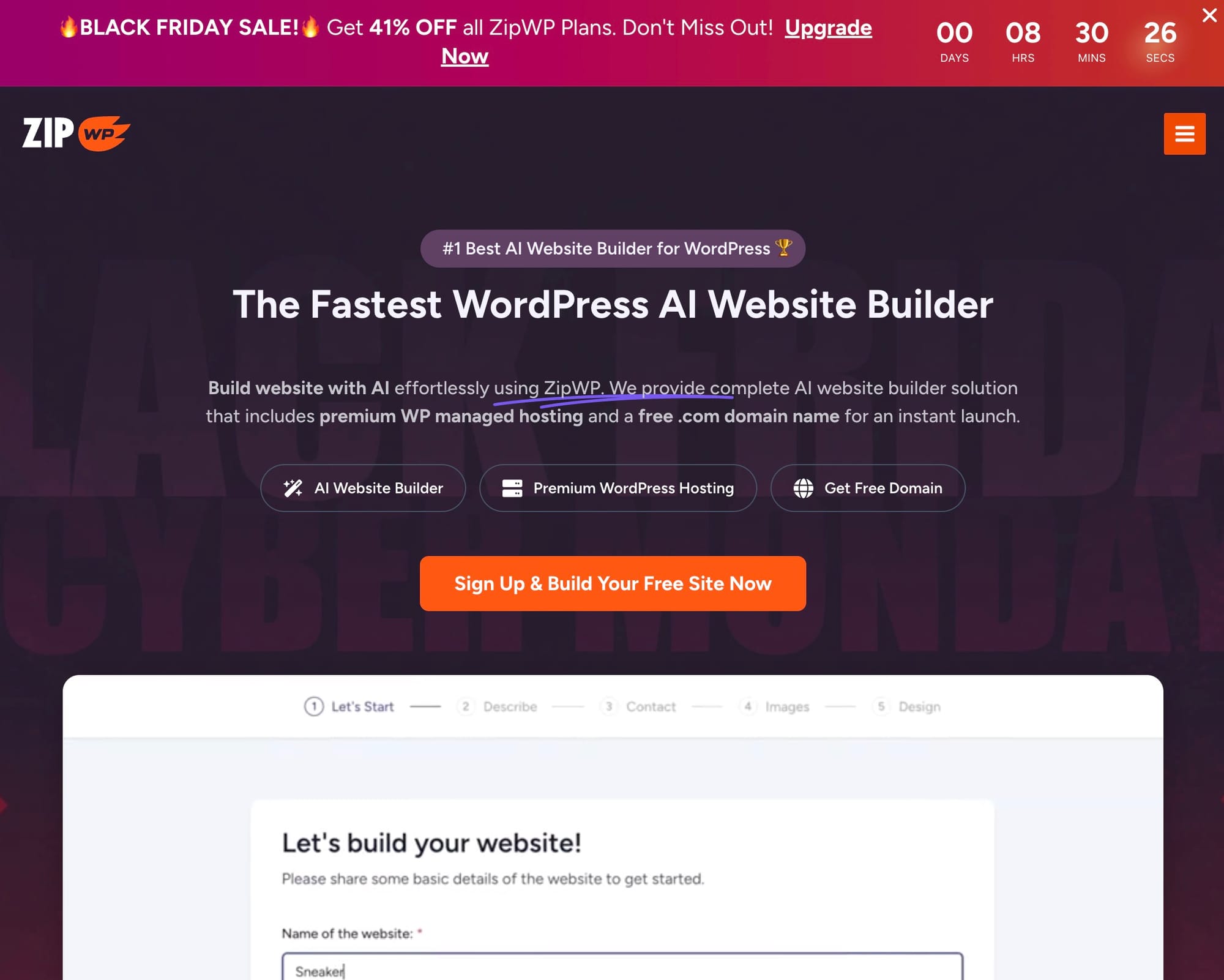 ZipWP — AI WordPress Builder