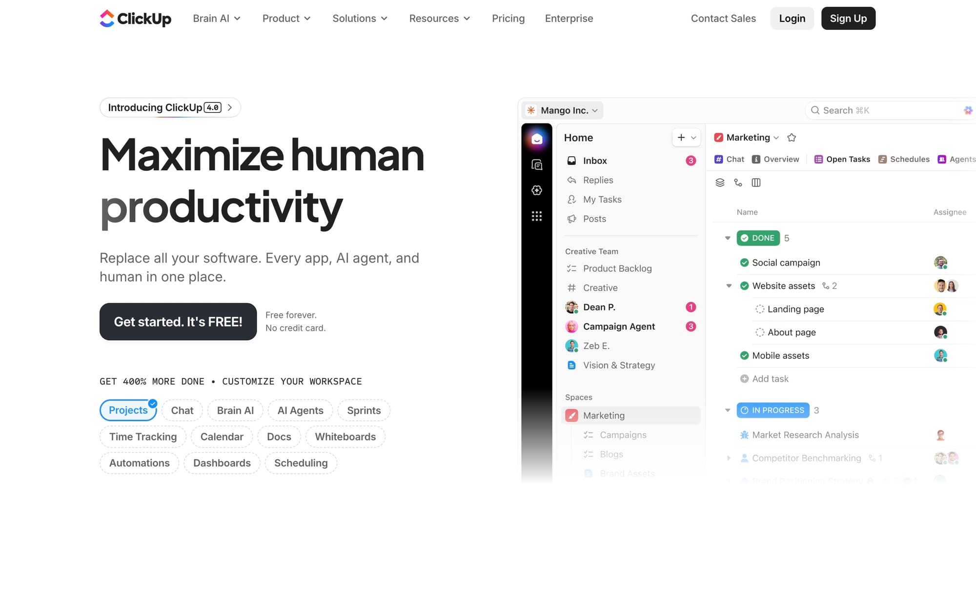 ClickUp AI — Project Management