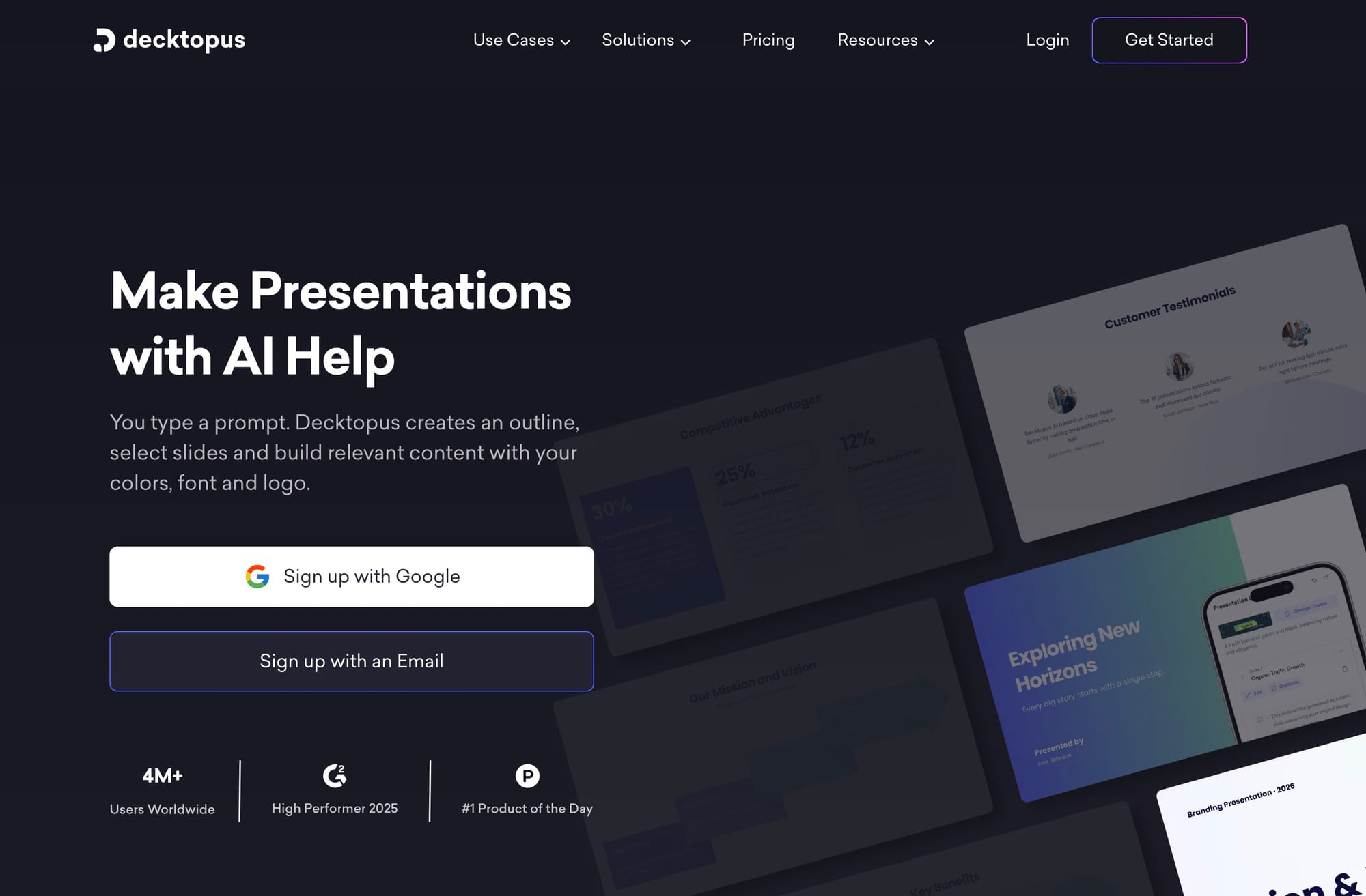 Decktopus AI — Presentation Generator