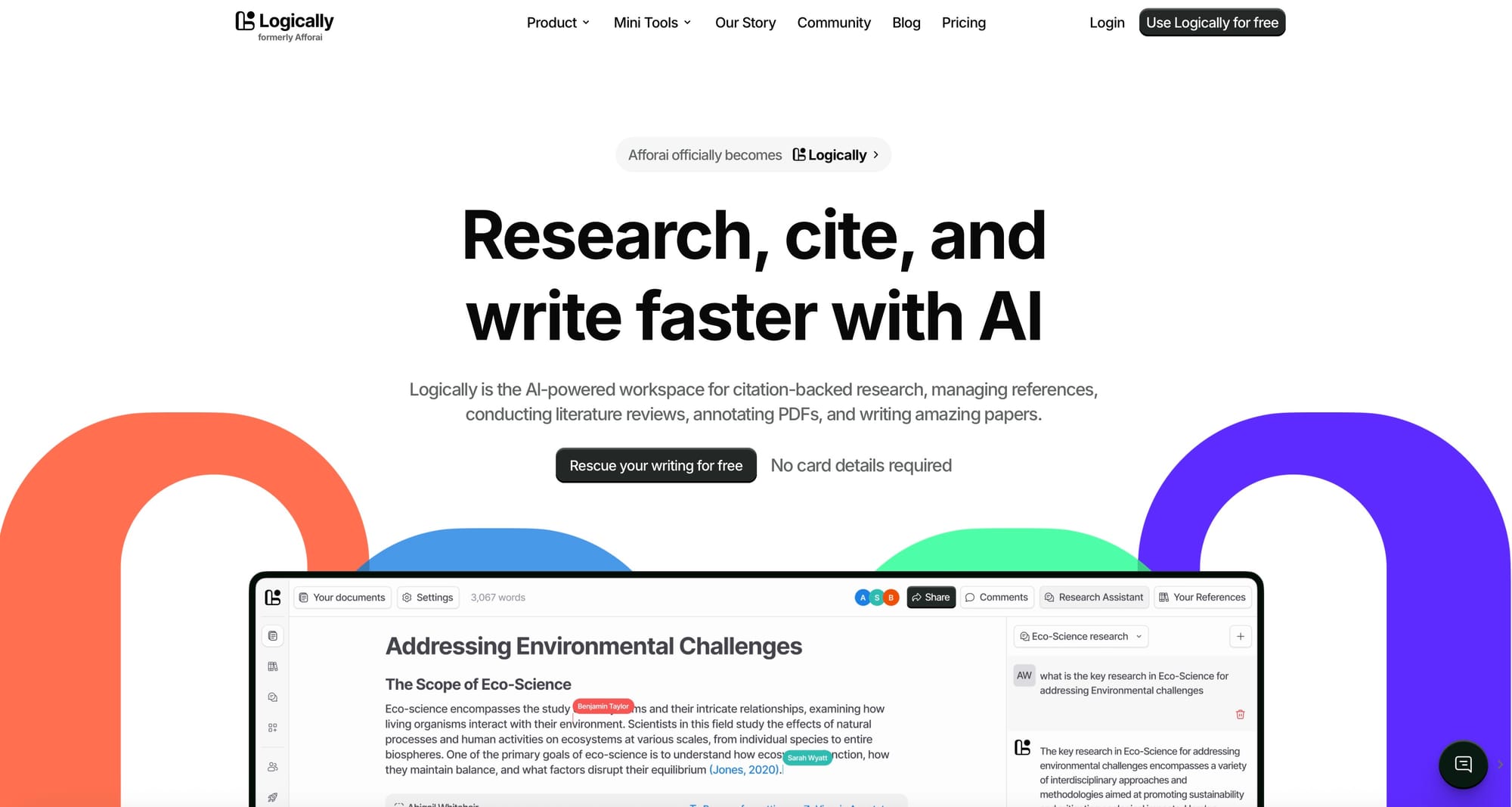 Afforai — AI Research Assistant