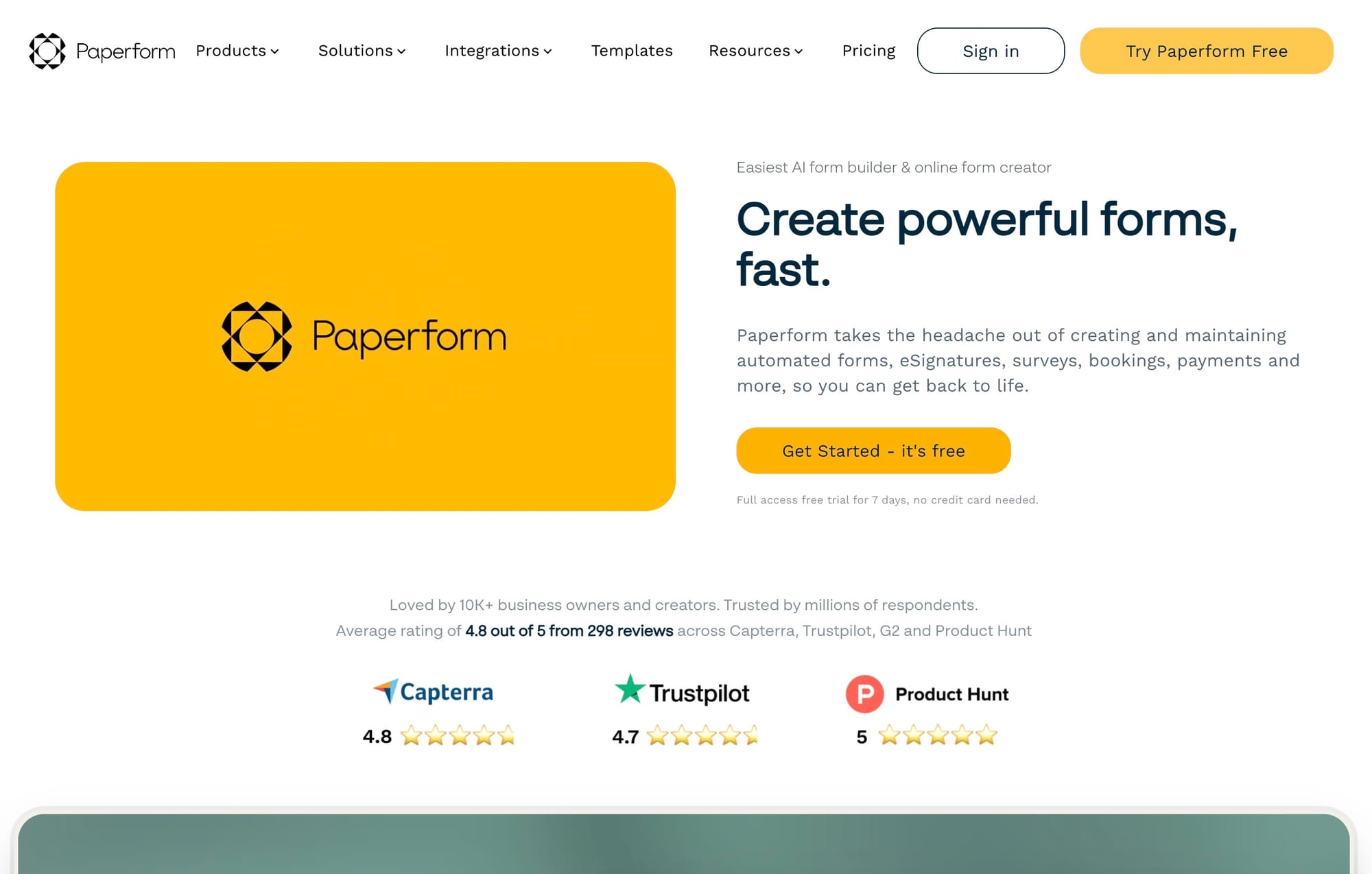 Paperform — AI Forms & Surveys