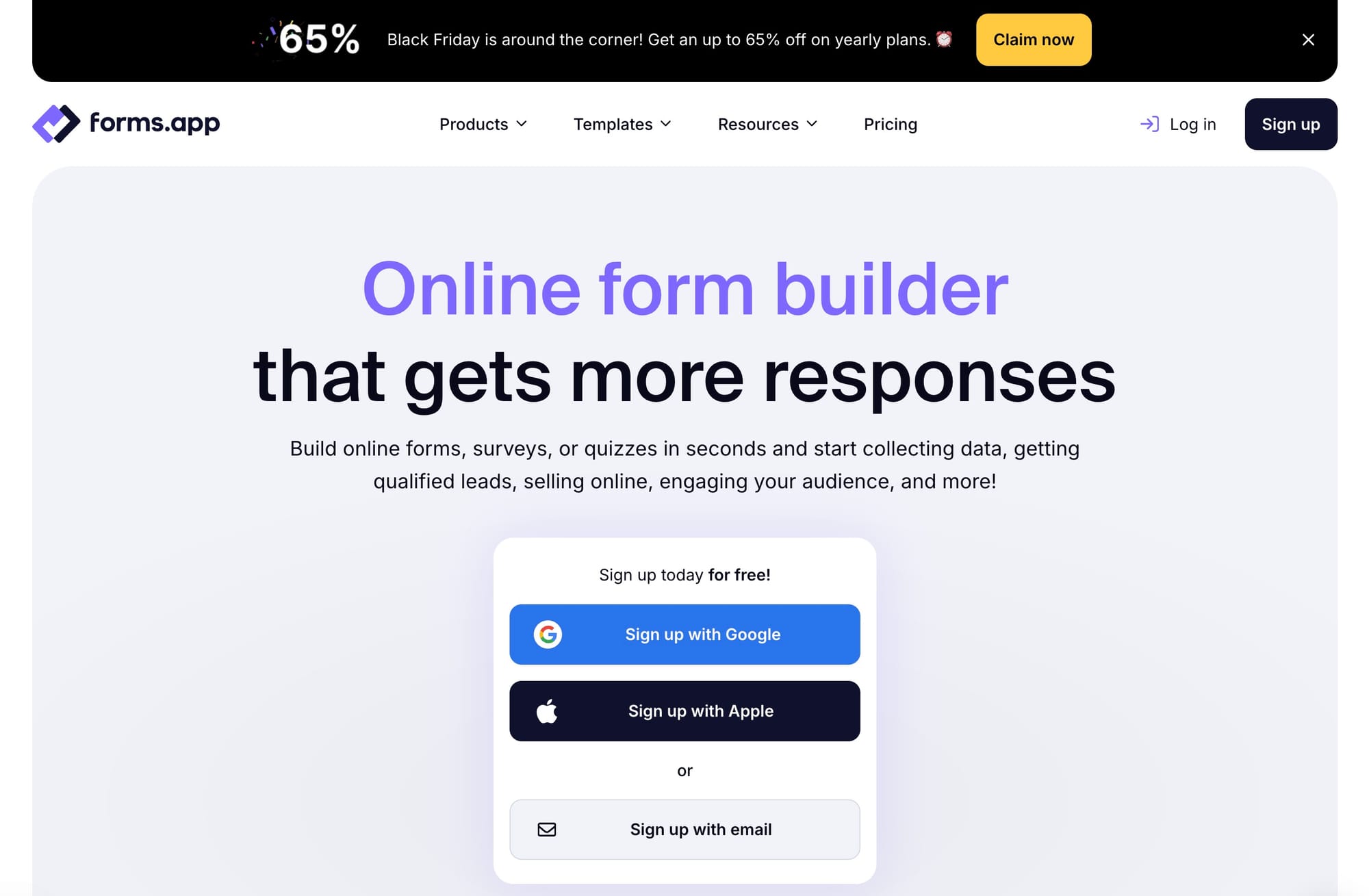 forms.app — AI Form Builder