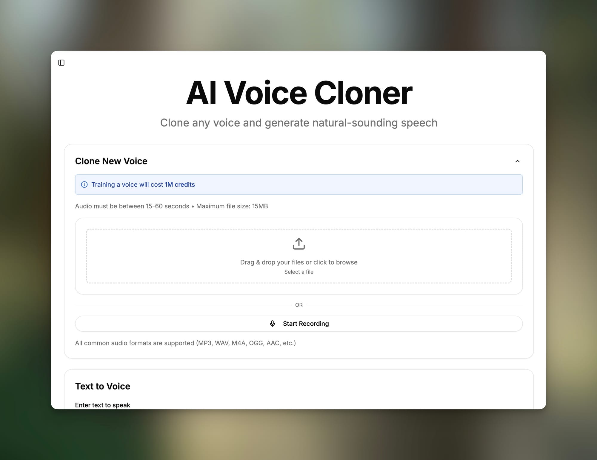 Audio and Voice Tools AI