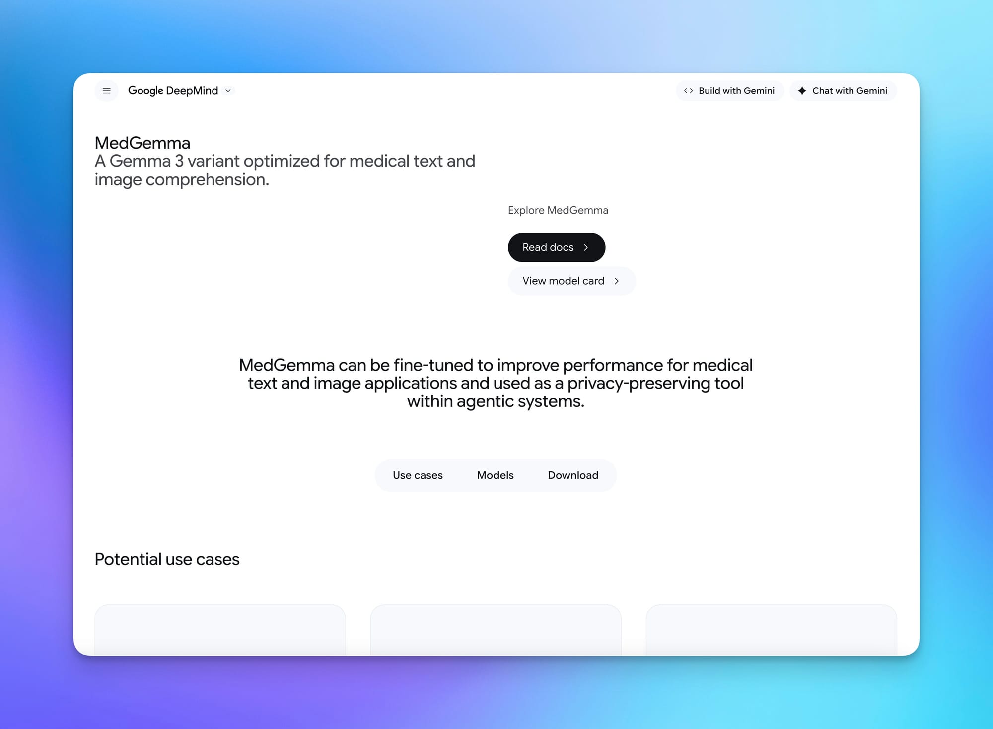 MedGemma Google AI