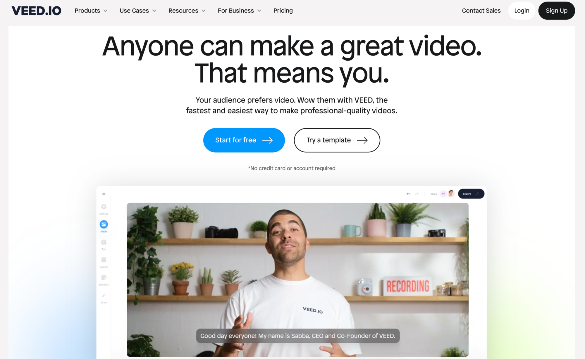 VEED-  AI dubbing for multilingual content and video to text automation for faster workflows.