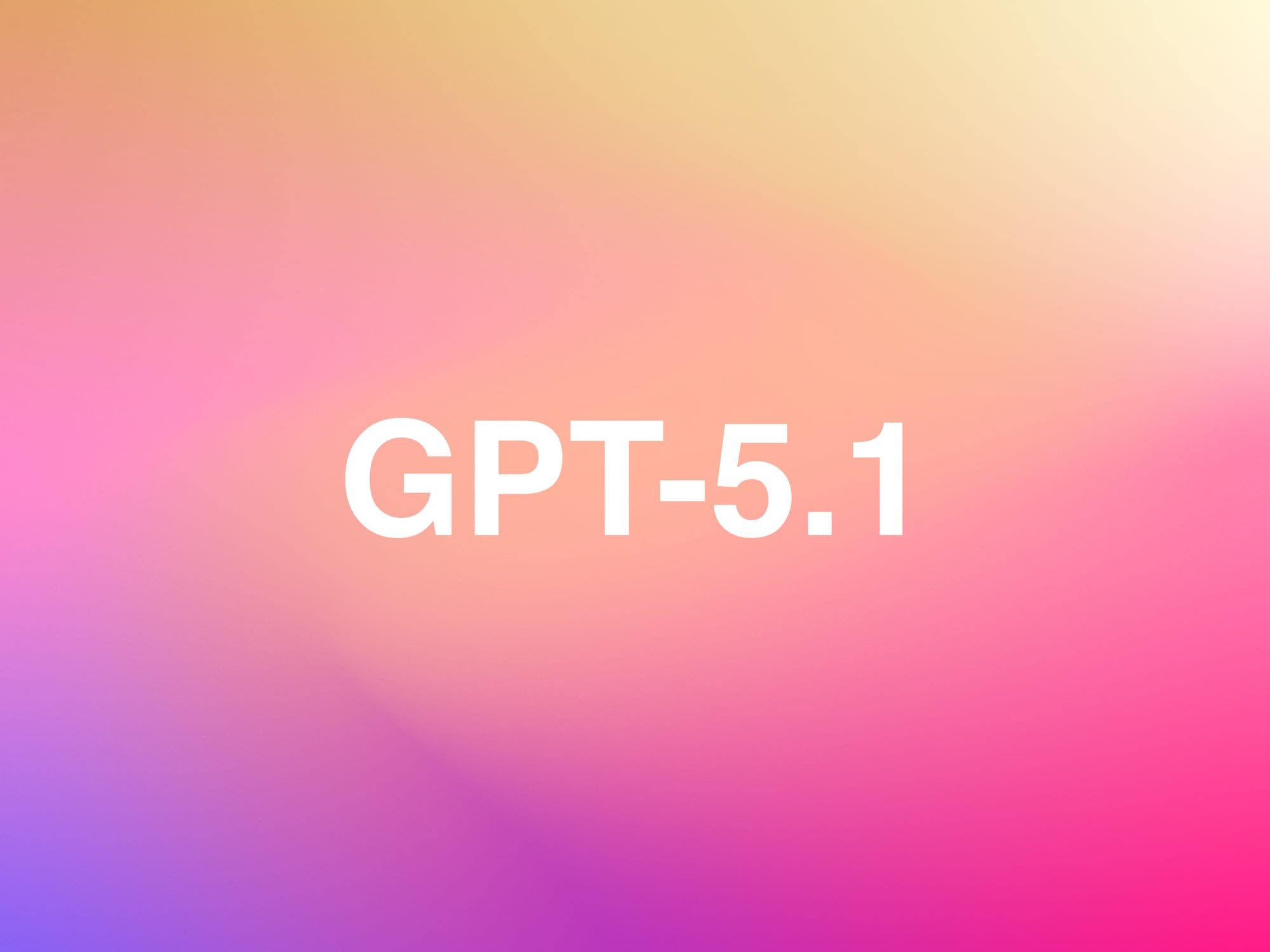 OpenAI Releases GPT-5.1: Adaptive Reasoning Meets Lightning-Fast Performance